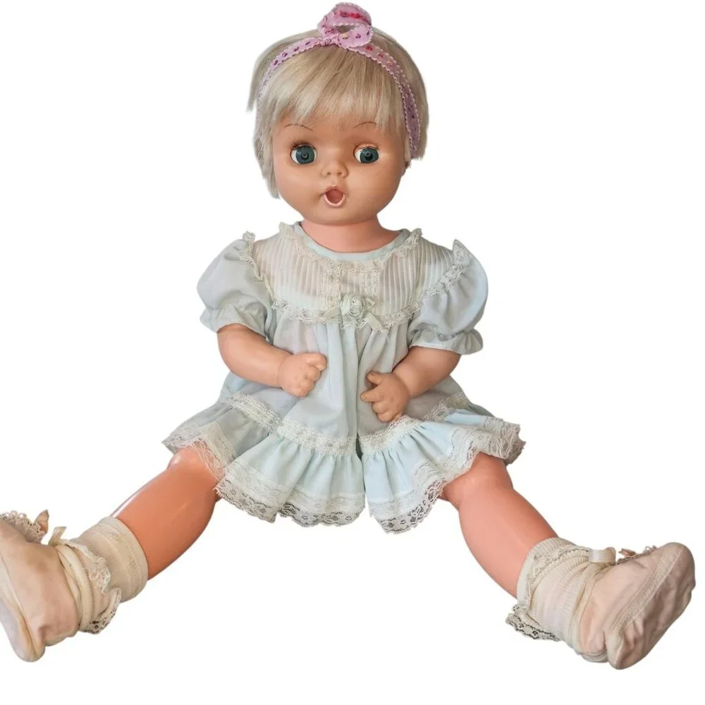 VTG 60s Sayco Doll Corp Drinker Wetter Girl Doll 22